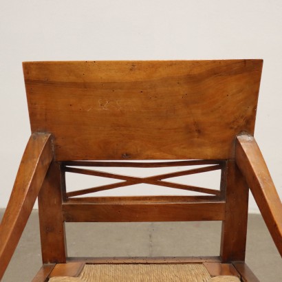 Chair Directoire Walnut Italy XVIII-XIX Century