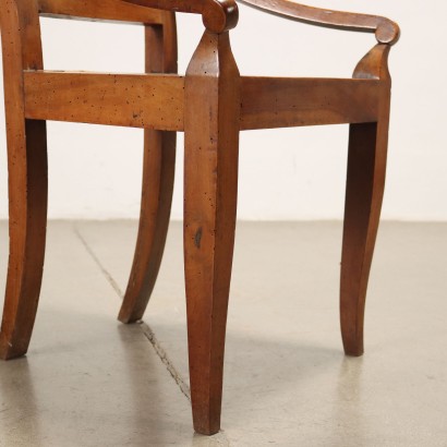 Chair Directoire Walnut Italy XVIII-XIX Century