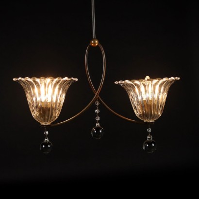 modernariato, modernariato di design, lampadario, lampadario modernariato, lampadario di modernariato, lampadario italiano, lampadario vintage, lampadario anni '60, lampadario design anni 60,Lampada Anni 40-50