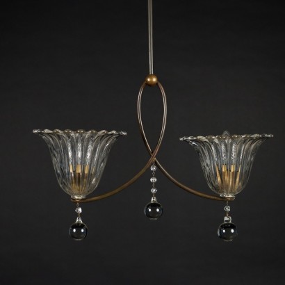 modernariato, modernariato di design, lampadario, lampadario modernariato, lampadario di modernariato, lampadario italiano, lampadario vintage, lampadario anni '60, lampadario design anni 60,Lampada Anni 40-50