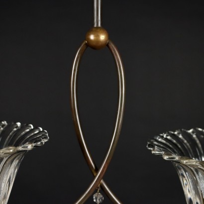 modernariato, modernariato di design, lampadario, lampadario modernariato, lampadario di modernariato, lampadario italiano, lampadario vintage, lampadario anni '60, lampadario design anni 60,Lampada Anni 40-50