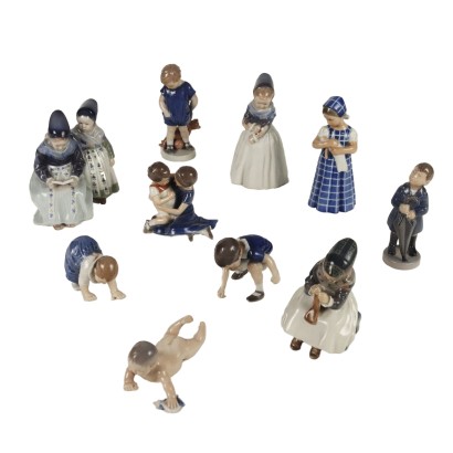 Group of Royal Copenhagen Porcelain Figurines