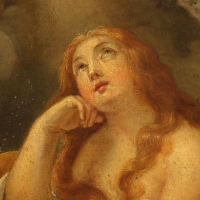 arte, arte italiana, pittura antica italiana,Dipinto con Maddalena Penitente ,Dipinto con Maddalena Penitente