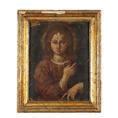 Painted with Young Jesus in Prayer