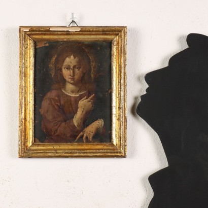 art, Italian art, ancient Italian painting,Painting with Young Jesus in Prayer,Young Jesus in prayer