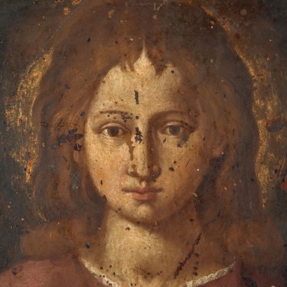 art, Italian art, ancient Italian painting,Painting with Young Jesus in Prayer,Young Jesus in prayer