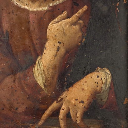 art, Italian art, ancient Italian painting,Painting with Young Jesus in Prayer,Young Jesus in prayer