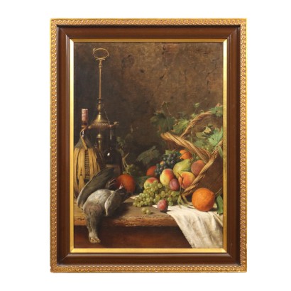 Painted with still life by Giovanni Sandrucci