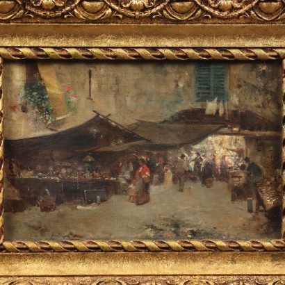 O. Ricciardi Huile sur Toile Italie 1933