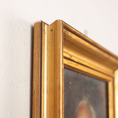 arte, arte italiano, pintura italiana del siglo XX,Pintura de Michele Plumbo,Retrato de Francesco Salvini,Michele Palumbo,Michele Palumbo