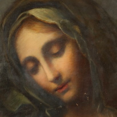 Madonna mit Kind malen
