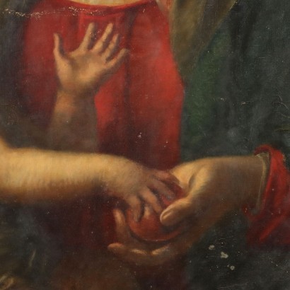 Madonna mit Kind malen