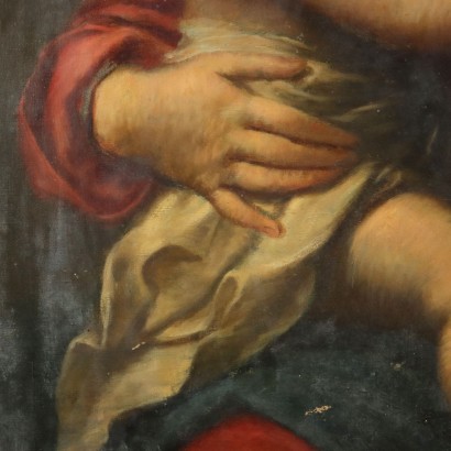 Madonna mit Kind malen