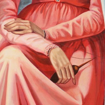 Mater Ammirabile Öl auf Sperrholz Kopie von C. Bartolini Italien 2008