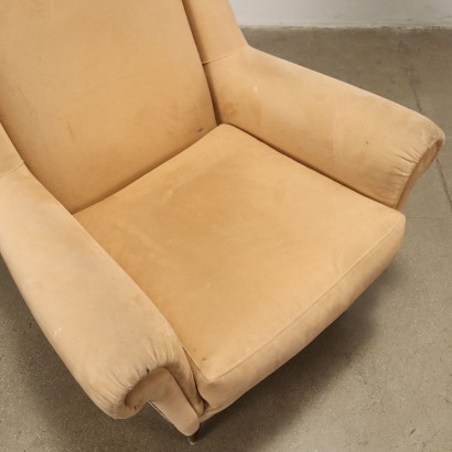Paar Sessel Vintage Feder und Schaum der 1960er Jahre