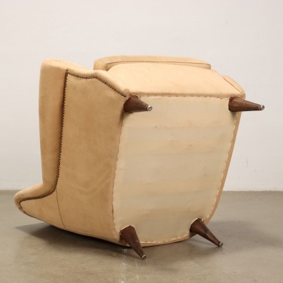 Paar Sessel Vintage Feder und Schaum der 1960er Jahre