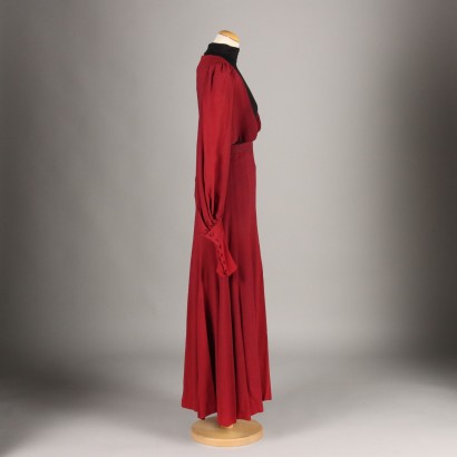 Costume Vintage BIBA Coton Taille S/M Angleterre des Années 1970