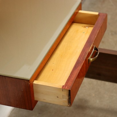 Doppelbett aus Teak Italien der 1950er-60er Jahre