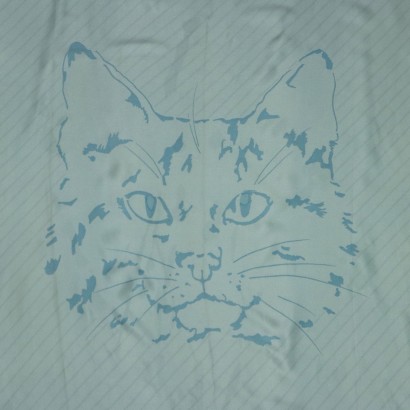 Vintage Krizia Scarf Silk Italy 1980s-1990s