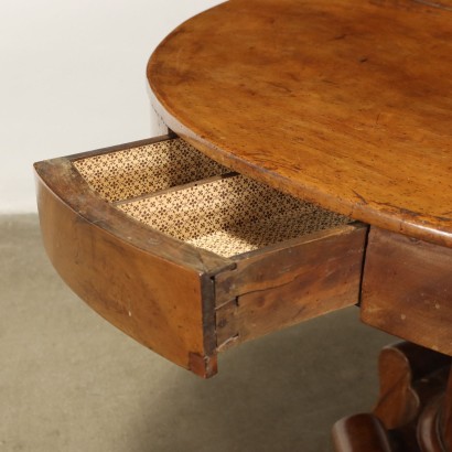 antiquariato, tavolo, antiquariato tavolo, tavolo antico, tavolo antico italiano, tavolo di antiquariato, tavolo neoclassica, tavolo del 800,Tavolo Circolare Carlo X