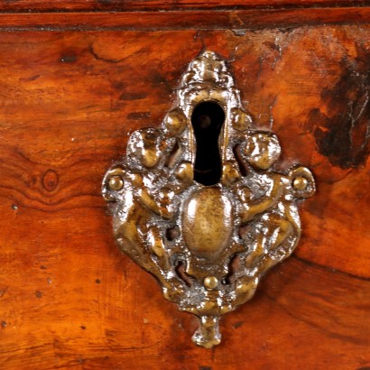 Antike Kommode Barock Walnuss Italien XVII-XVIII Jhd