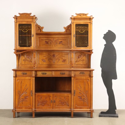 Anrichte Jugendstil Eiche Italien XIX-XX Jhd