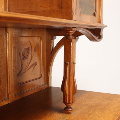 Anrichte Jugendstil Eiche Italien XIX-XX Jhd