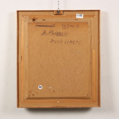 E. Polesello Farbstifte auf Papier Italien XX Jhd