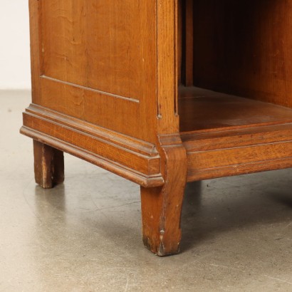antiquariato, credenza, antiquariato credenza, credenza antica, credenza antica italiana, credenza di antiquariato, credenza neoclassica, credenza del 800,Credenza Liberty in Rovere con Alzata