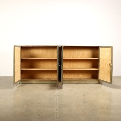 Antiquitäten, Sideboard, Sideboard Antiquitäten, antikes Sideboard, antikes italienisches Sideboard, antikes Sideboard, neoklassizistisches Sideboard, Sideboard aus dem 19. Jahrhundert, großes Sideboard aus lackiertem Holz