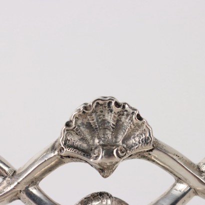 Kandelaber aus Silber Bausi Manifaktur Italien XX Jhd
