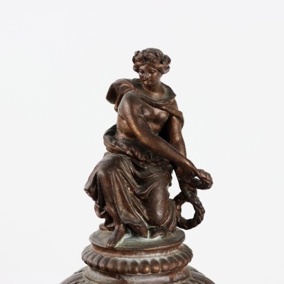 Vase aus Zamak Italien XX Jhd