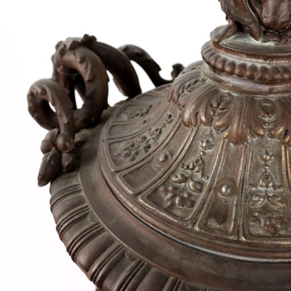 Vase aus Zamak Italien XX Jhd