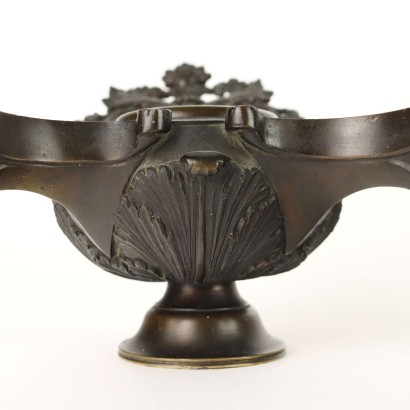 Lampe à Huile Bronze Italie XIXe Siècle