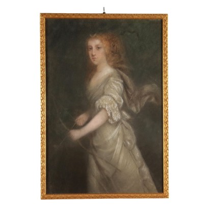 Bemalt mit Frauenportrait