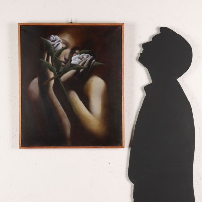 Kunst, Italienische Kunst, Italienische Zeitgenössische Kunst, Zeitgenössische Kunst, Gemälde von Stefania Fabrizi, Castissima Rose, Stefania Fabrizi, Stefania Fabrizi