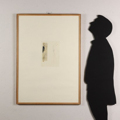 L. Caccioni \'guardo Ulisse Aldrovandi\' Gemischte Technik 1991-1992