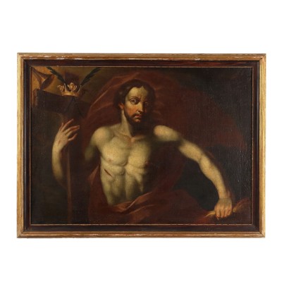 arte, arte italiano, pintura italiana antigua, Pintura con Cristo Resucitado