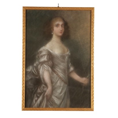 Bemalt mit Frauenportrait