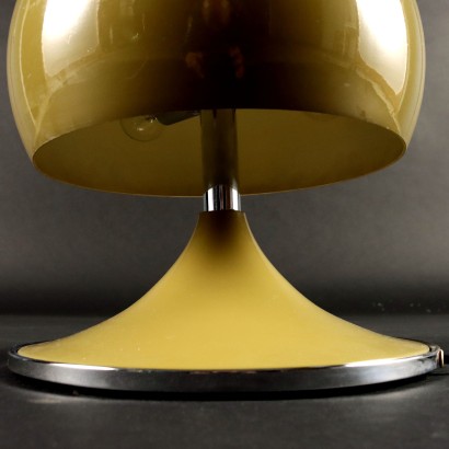 Vintage Tischlampe aus Verchromter Aluminium der 1960er-1970er Jahre