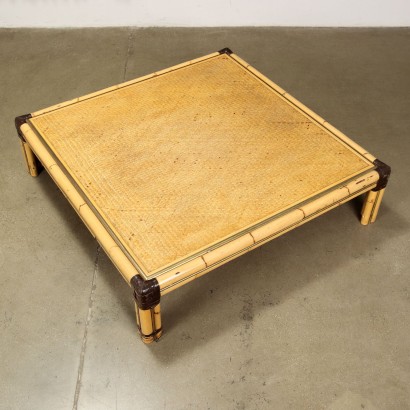 Couchtisch Studio Smania Bambus Italien der 1980er Jahre