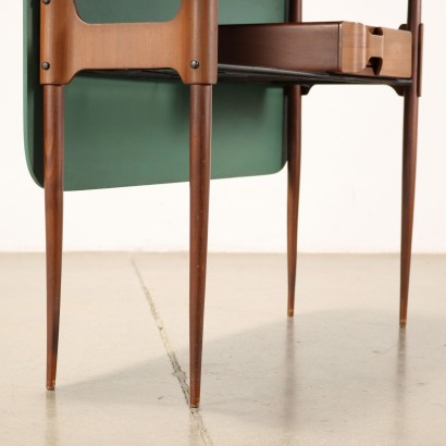 Wandkonsole Teak Furnier Italien der 1960er Jahre