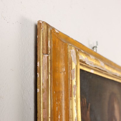 art, Italian art, ancient Italian painting,Painting with haloed putto on cloud