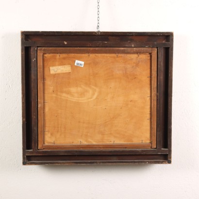 Kunst, italienische Kunst, italienische Malerei des 20. Jahrhunderts, Gemälde von Ambrogio Vismara, Rustico in Valle d'Ayas, Ambrogio Vismara, Ambrogio Vismara