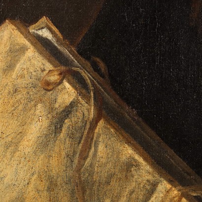 Kunst, italienische Kunst, alte italienische Malerei,Malerei mit männlichem Porträt des XVII%2,Malerei mit männlichem Porträt des XVII%2