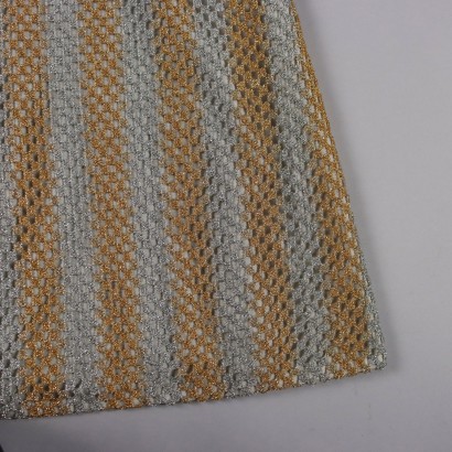 Vintage Kleid Baunwolle Gr. S 1970er Jahre