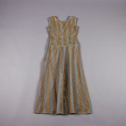 Vintage Kleid Baunwolle Gr. S 1970er Jahre