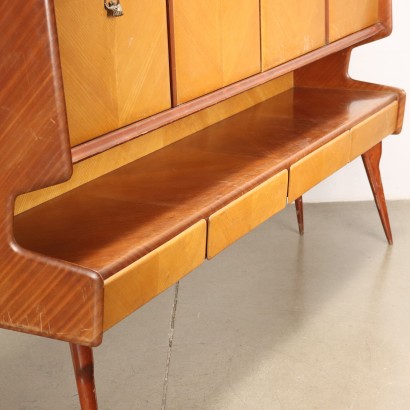 Sideboard Maple Veneer Italy 1950s