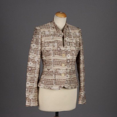 Vintage Jacket by Antonio Fusco Cotton Size 10 Italy