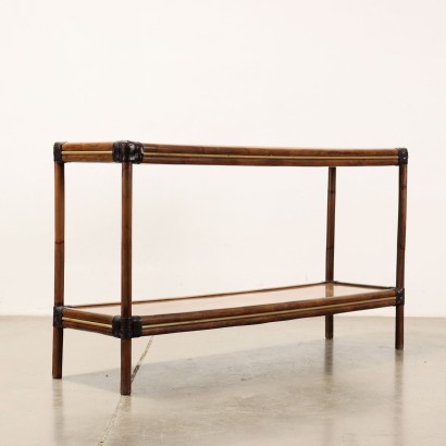 Console F. Smania Bamboo Italy 1980s